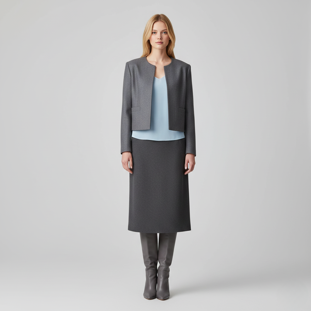 Cropped Blazer Jacket