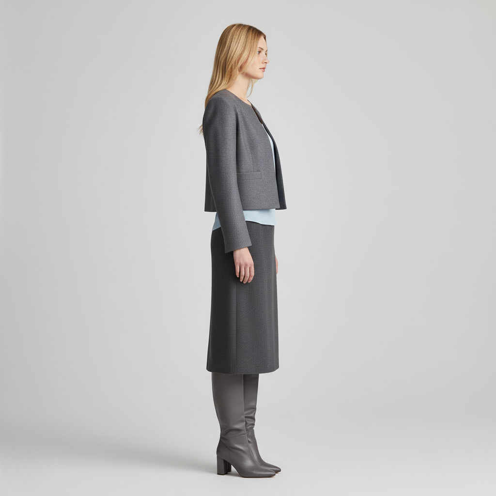 Cropped Blazer Jacket