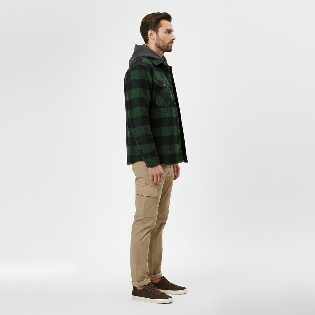 Plaid Overshirt Jacket