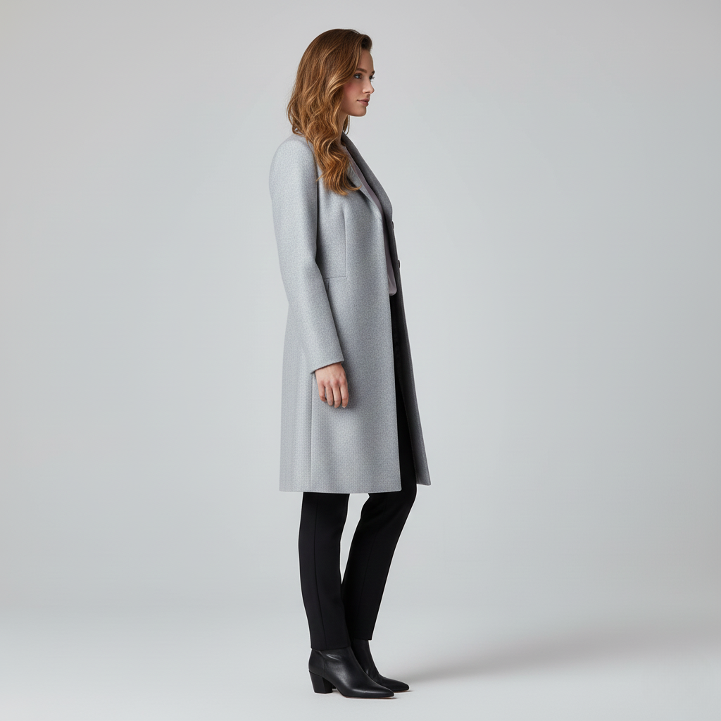 Longline Button Coat