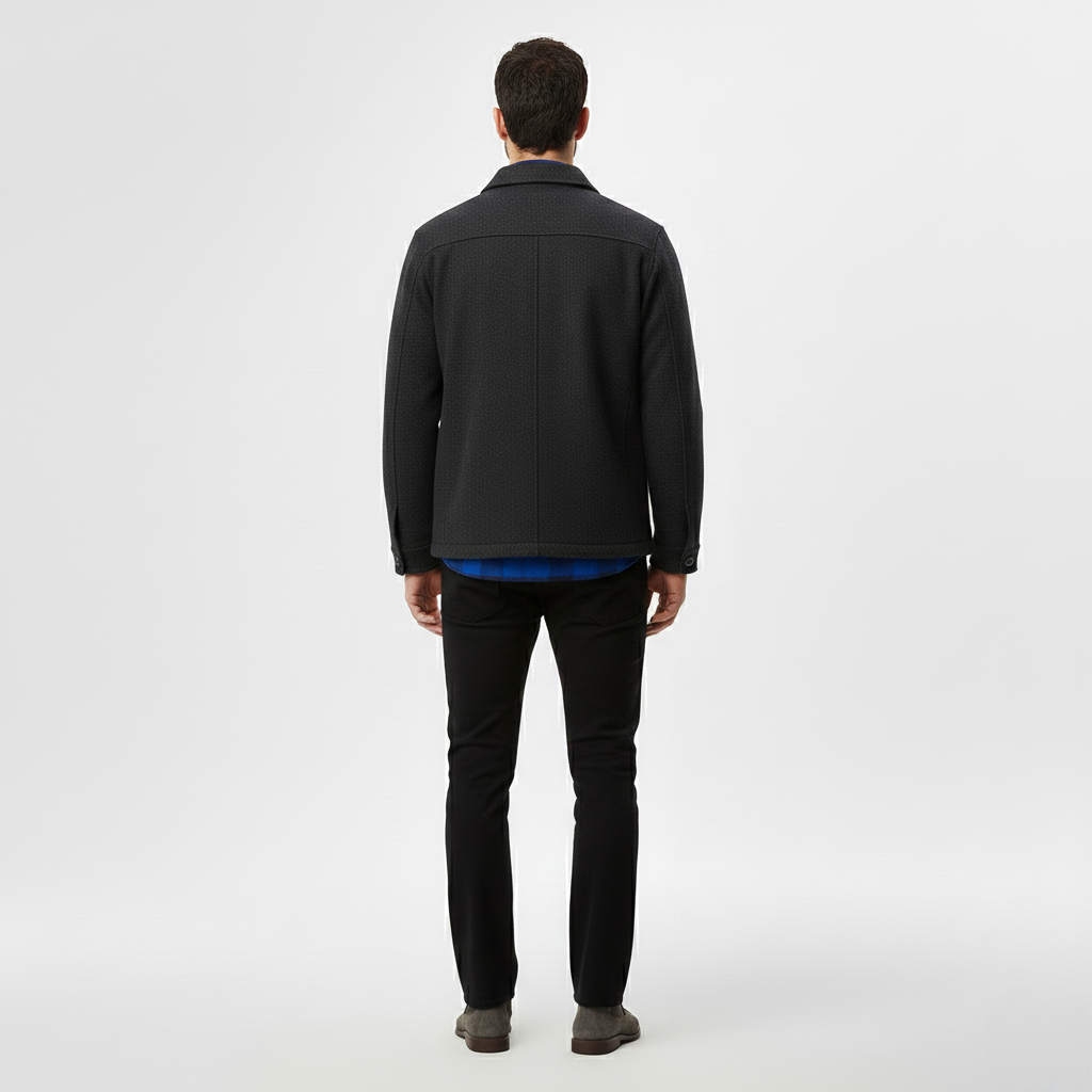 Casual Button Front Shirt Jacket