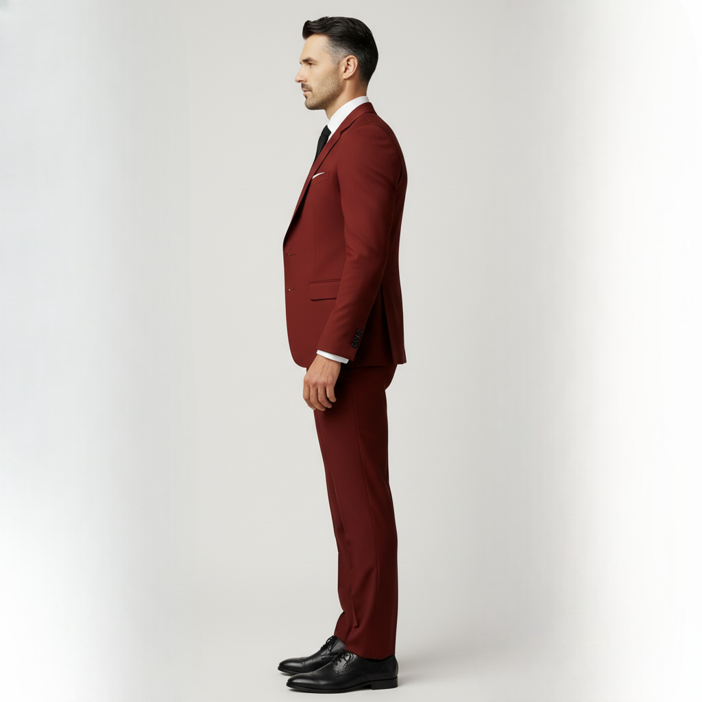 Tredelt dress med jakke, vest og bukse