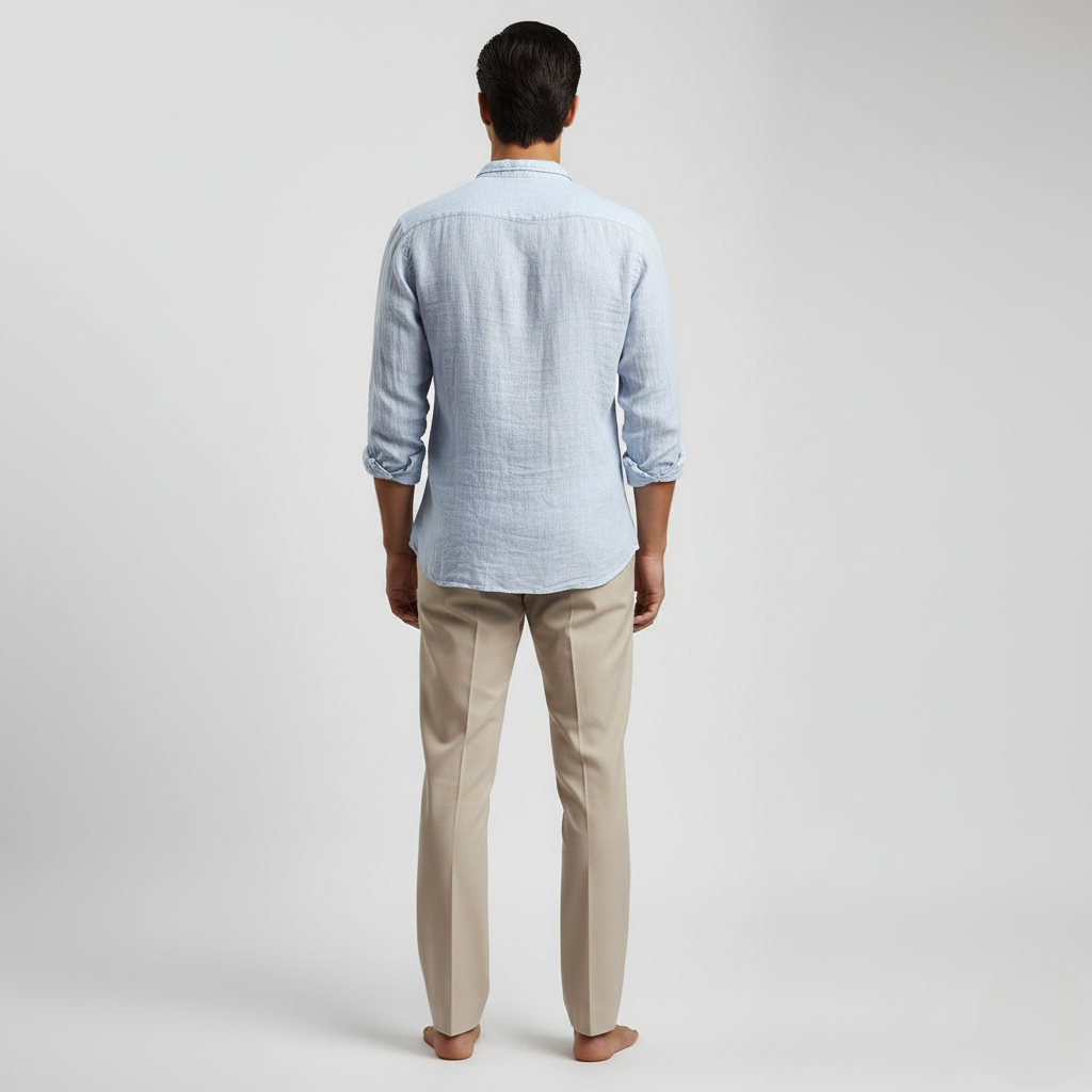 Skjorte med knappelukking og krage