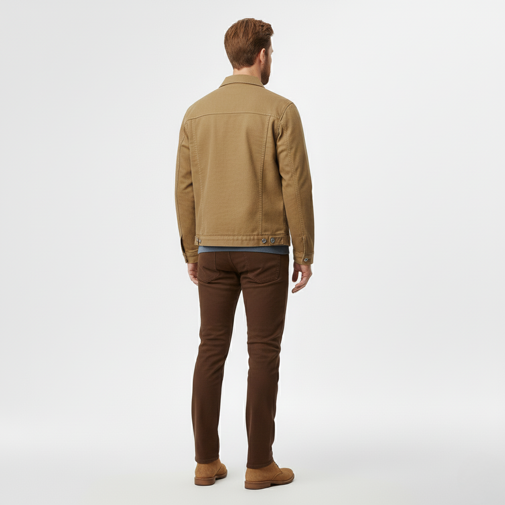 Button Front Denim Jacket